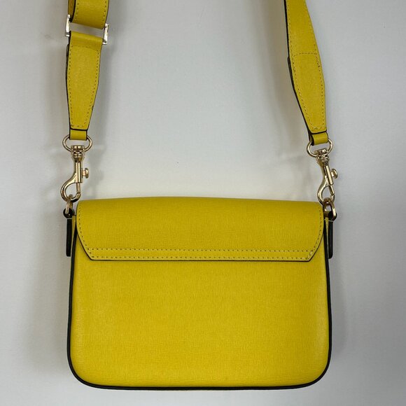 Crystal Embellished Italian Leather Crossbody Bag - Picture 3 of 5